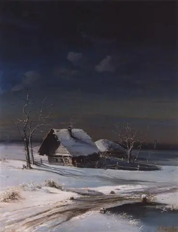 Зимний пейзаж - 1871