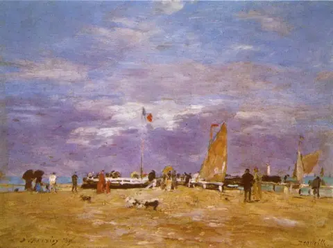 رصيف في دوفيل - 1869