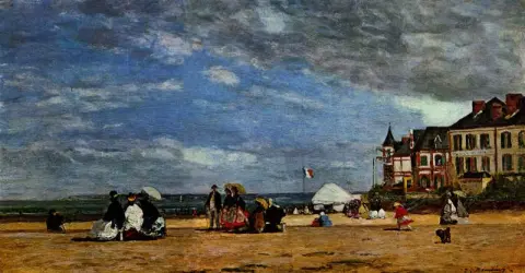شاطئ تروفيل - 1864