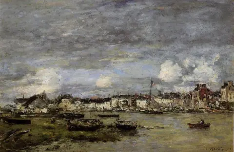 Trouville, satama - 1864