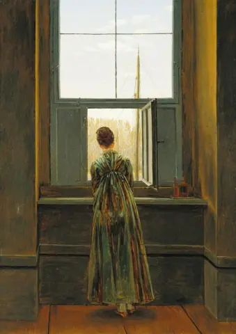 "Mulher na janela - 1822"