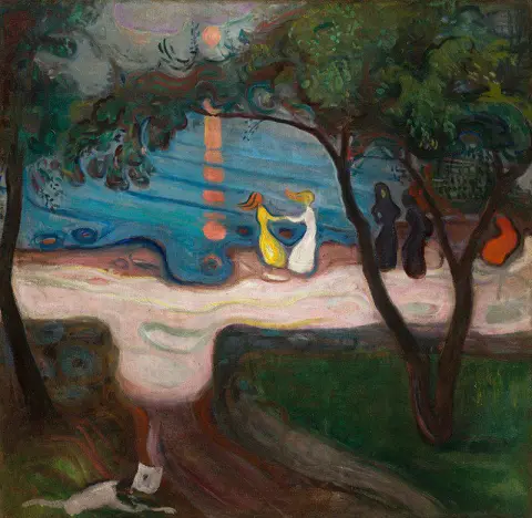 Ballando su una riva 1900