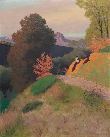 Environs De Cagnes Le Soir 1924