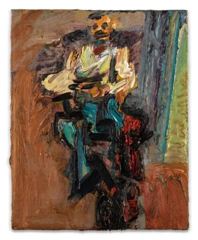 David Landau Sittande II 1992