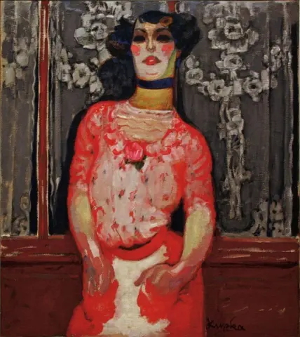 A garota de Gallien por volta de 1909-1910
