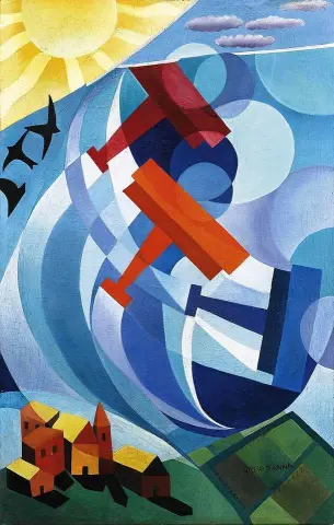 "Vliegen over het land - 1929"