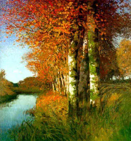 Birken Am Moorgraben - (1896)