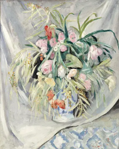 Boeket met witte sluier, 1925