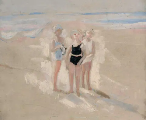 Kinderen op het strand