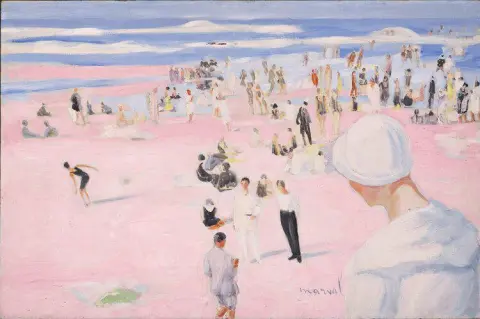 Pink Beach, Côte des Basques, ca. 1923
