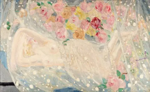 Droom van een slapende vrouw, 1928