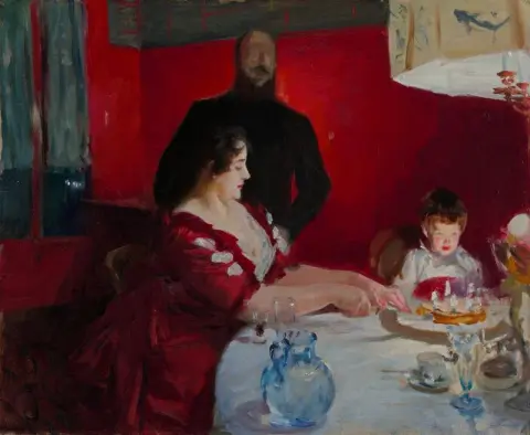 Die Geburtstagsfeier, 1885