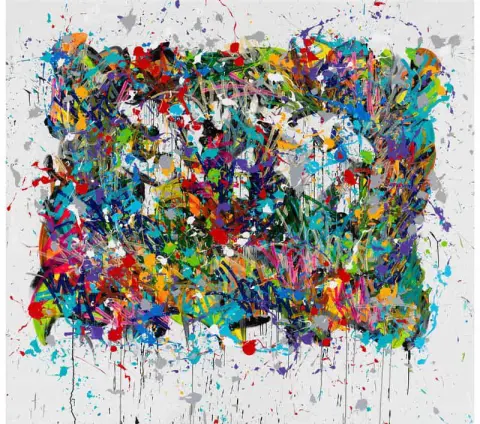 Nel Mezzo 2015 216 X 187 Cm