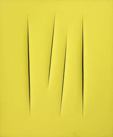 Concetto Spaziale Attese 1965 - Giallo