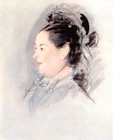 Senhora com cabelo penteado