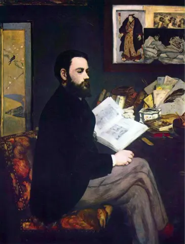 Porträt von Emile Zola