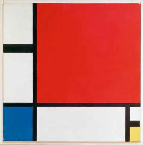 Samenstelling II In Rood, Blauw En Geel