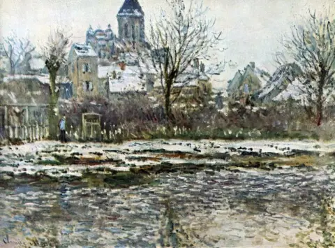 Neige A Vetheuil