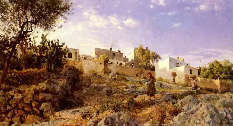 Uma Vista De Anacapri