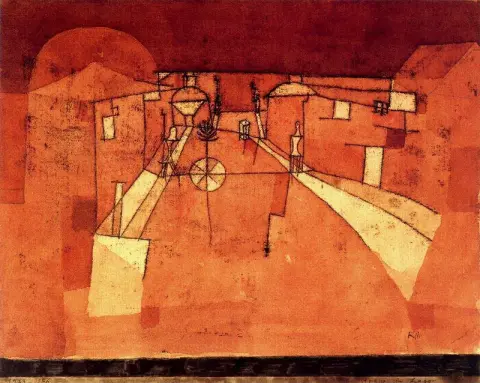 Estrada no acampamento 1923