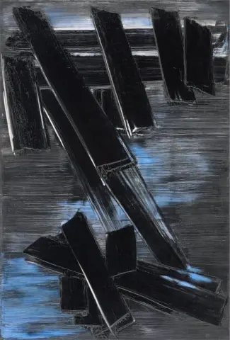 Maalaus 130 x 89 cm 24. elokuuta T 1958