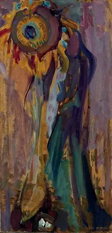 Stervende zonnebloem I, 1908