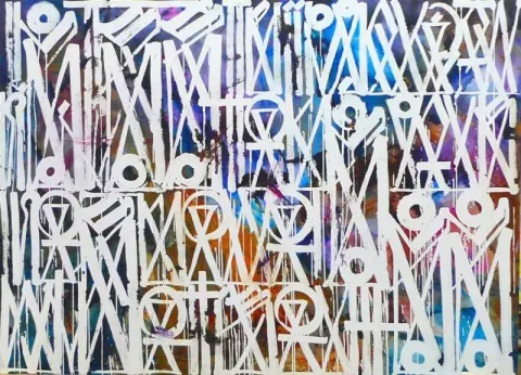 Retna Art Painting Graffiti