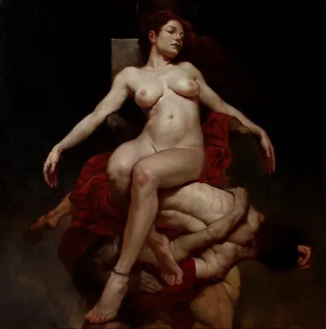 Ericto Olio Su Tela 80 X 80 Cm Jaar 2012