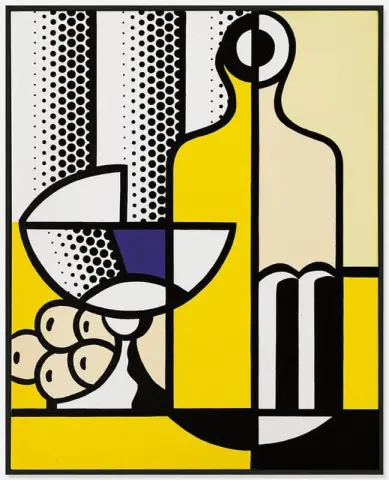 Purist Painting In Yellows - 1975