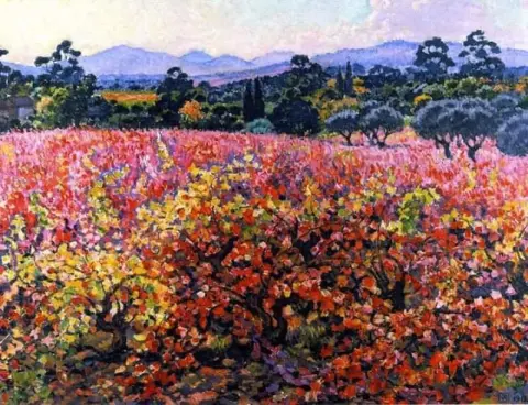"Viñedos en octubre - 1912"