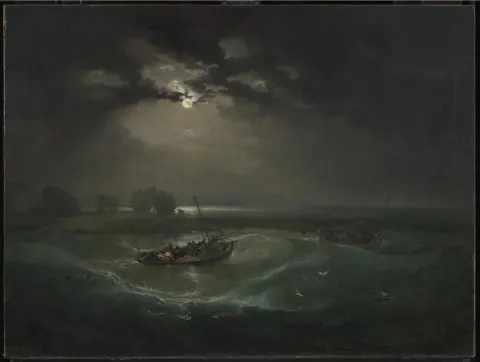 Fishermen at sea