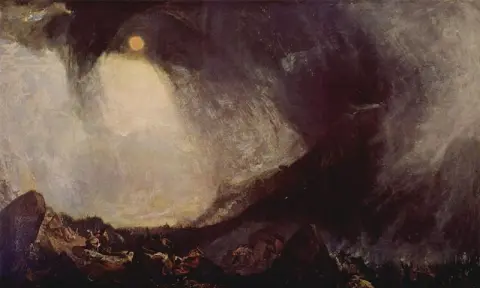 Snowstorm - Hannibal and his army crossing the Aples