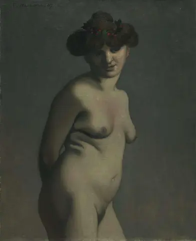 灰色の女性の胴体 1907