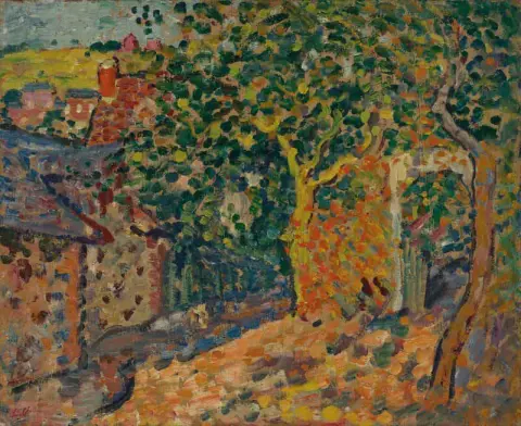 Landsbyhjørne ca. 1895