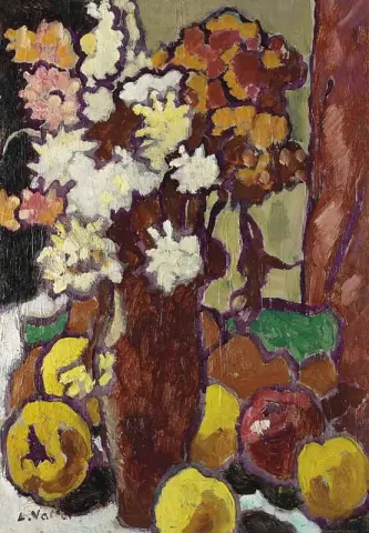 Vasen med blomster