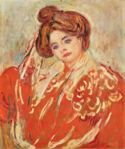 سوزان في الفستان الأحمر، كاليفورنيا، 1903