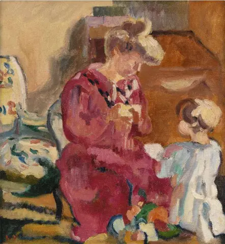 Suzanne og Jean Child ca. 1910
