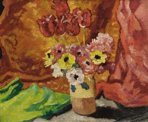 Vase med blomster