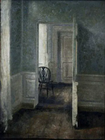 Interior With A Windsor Chair "1913"