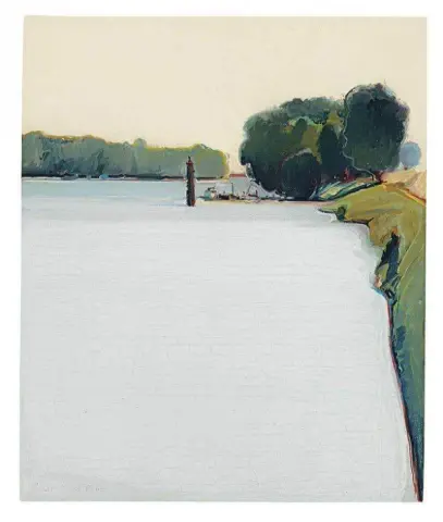 Argine del fiume e molo 1966